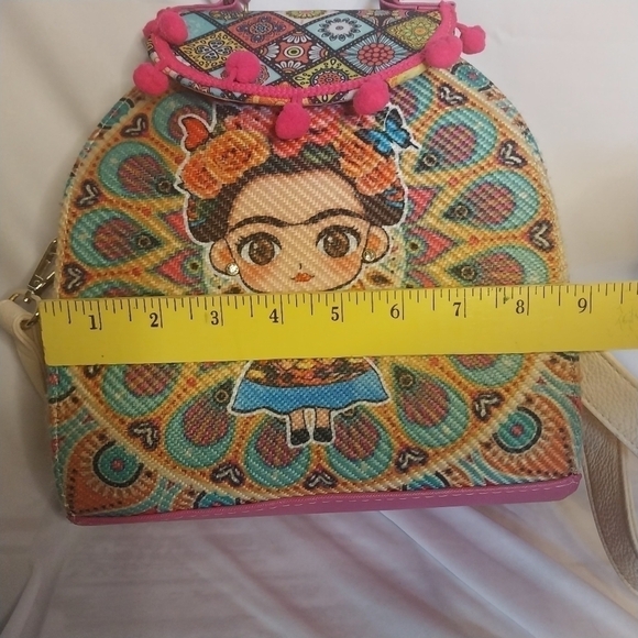 Frida Kahlo Mini Backpack Purse - Picture 7 of 7
